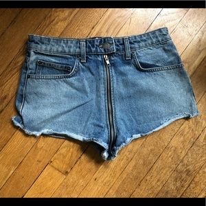 LF Carmar Cheeky Blue High Rise Denim Short sz 27